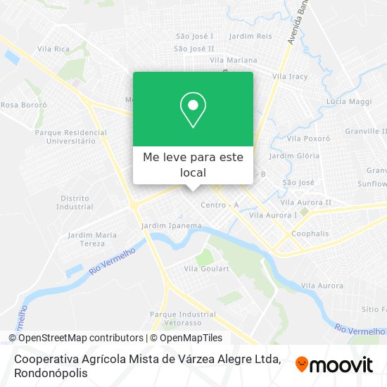 Cooperativa Agrícola Mista de Várzea Alegre Ltda mapa