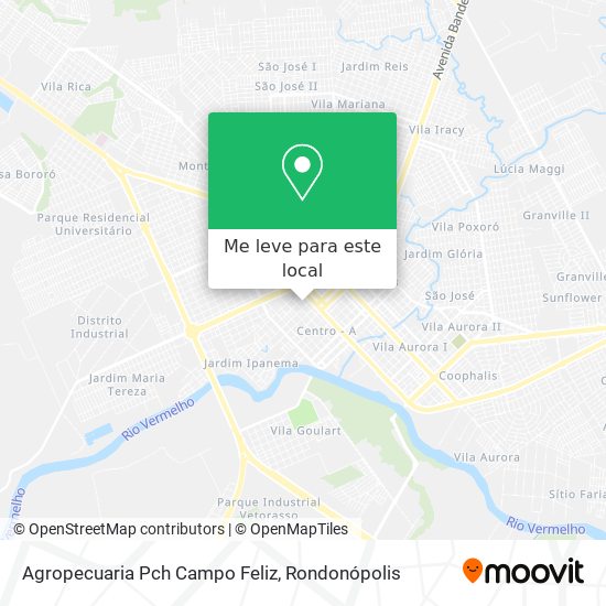 Agropecuaria Pch Campo Feliz mapa