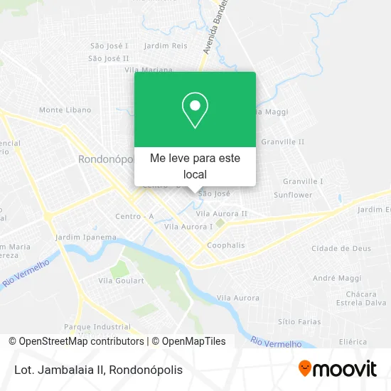 Lot. Jambalaia II mapa