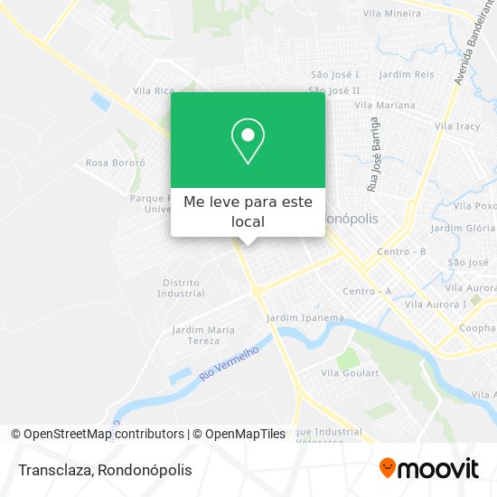Transclaza mapa