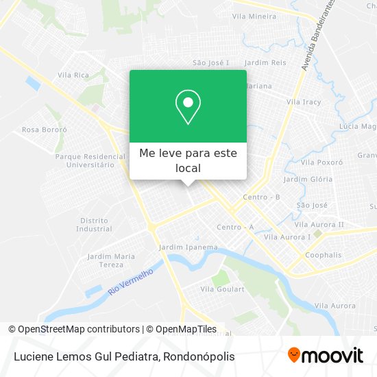 Luciene Lemos Gul Pediatra mapa