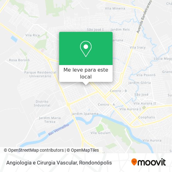 Angiologia e Cirurgia Vascular mapa