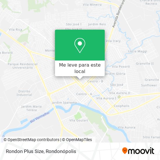 Rondon Plus Size mapa