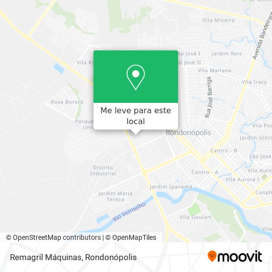 Remagril Máquinas mapa