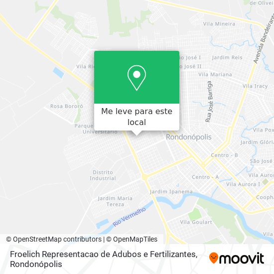 Froelich Representacao de Adubos e Fertilizantes mapa