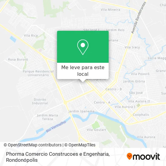 Phorma Comercio Construcoes e Engenharia mapa