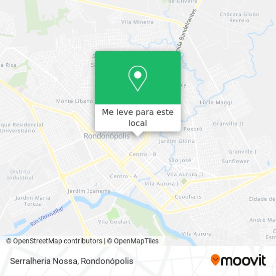 Serralheria Nossa mapa