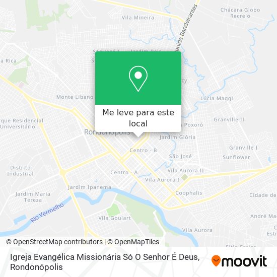 Igreja Evangélica Missionária Só O Senhor É Deus mapa