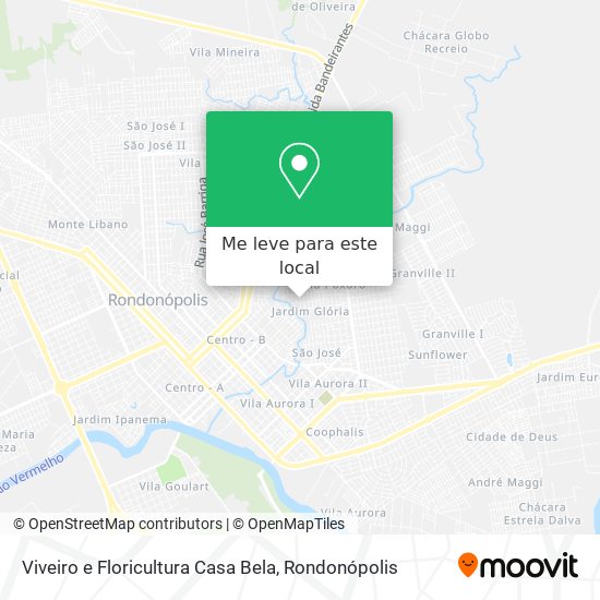 Viveiro e Floricultura Casa Bela mapa