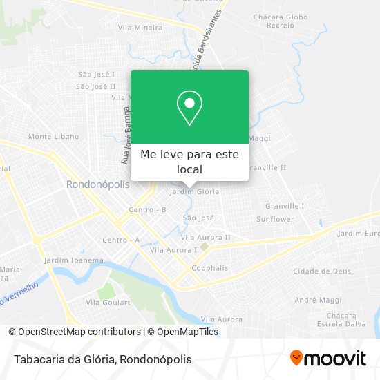 Tabacaria da Glória mapa