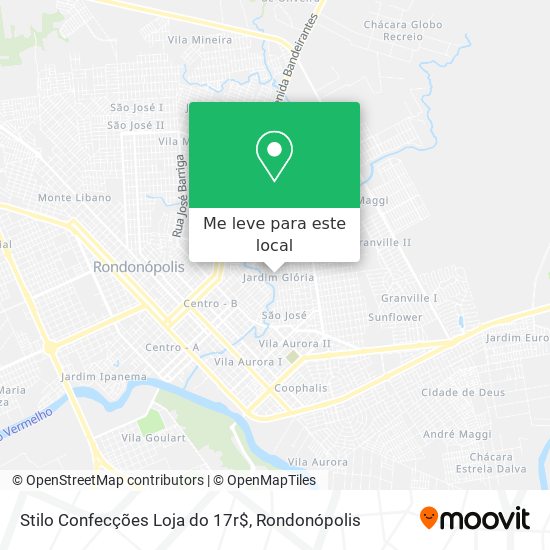 Stilo Confecções Loja do 17r$ mapa