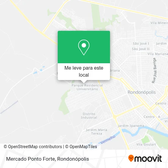 Mercado Ponto Forte mapa