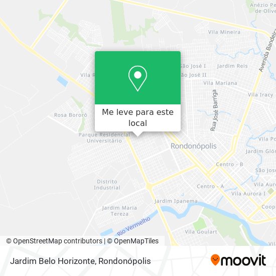 Jardim Belo Horizonte mapa