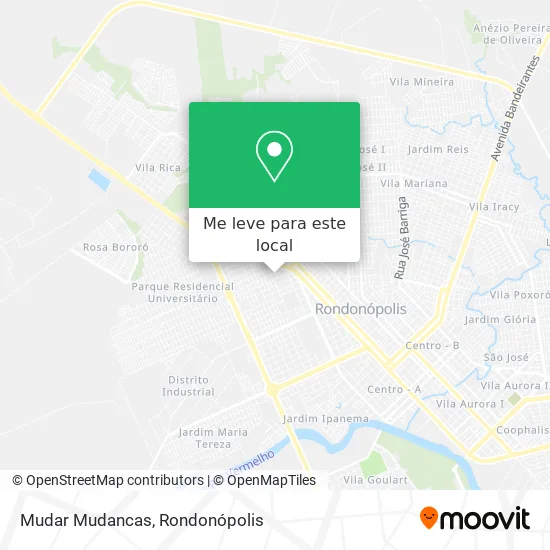Mudar Mudancas mapa