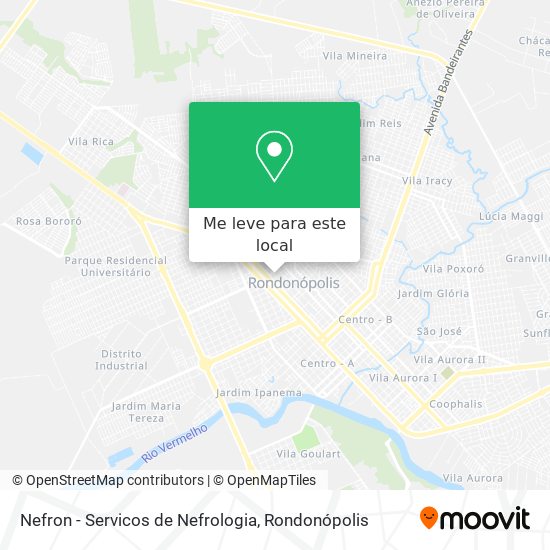 Nefron - Servicos de Nefrologia mapa