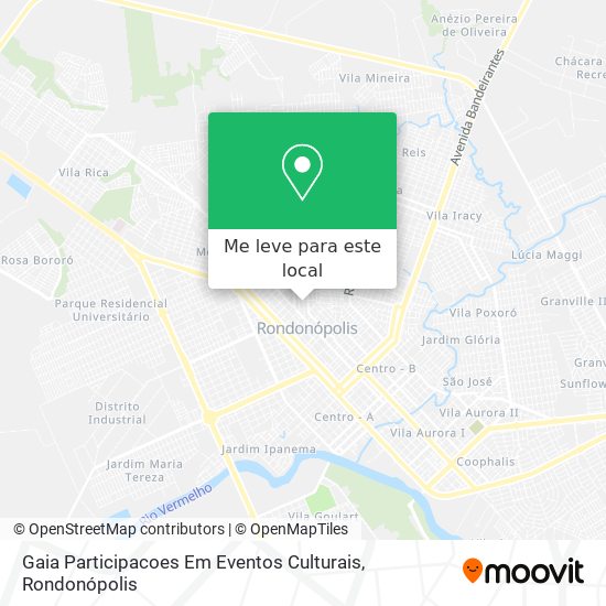 Gaia Participacoes Em Eventos Culturais mapa