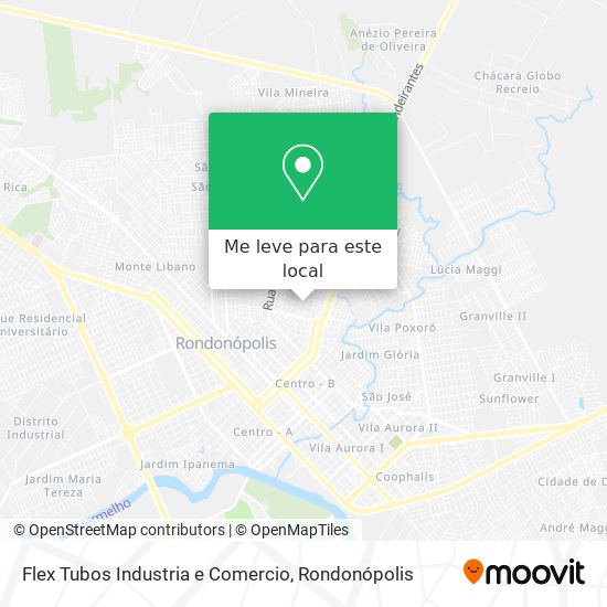 Flex Tubos Industria e Comercio mapa