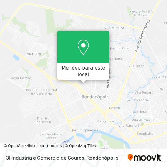 3l Industria e Comercio de Couros mapa