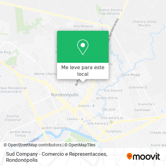 Sud Company - Comercio e Representacoes mapa