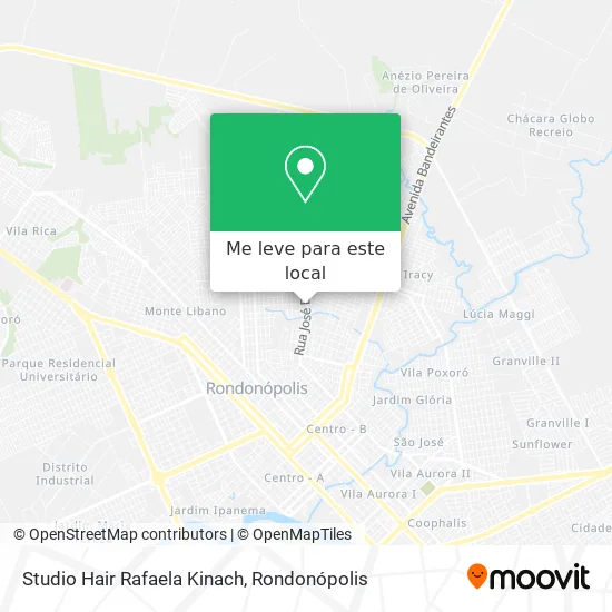 Studio Hair Rafaela Kinach mapa