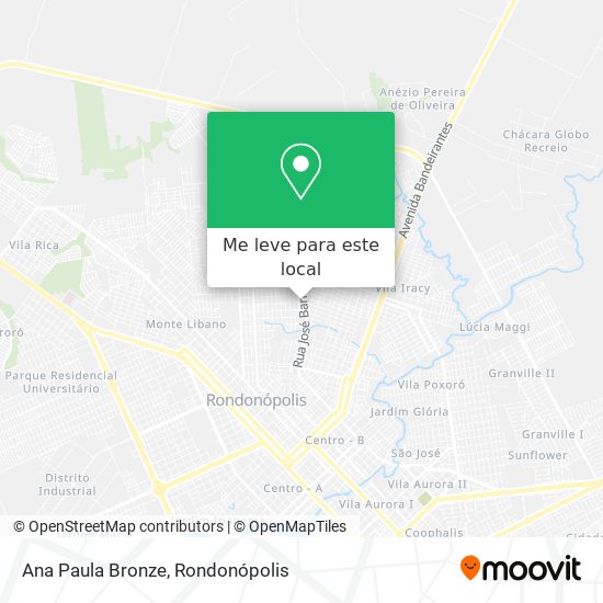 Ana Paula Bronze mapa