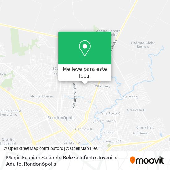 Magia Fashion Salão de Beleza Infanto Juvenil e Adulto mapa