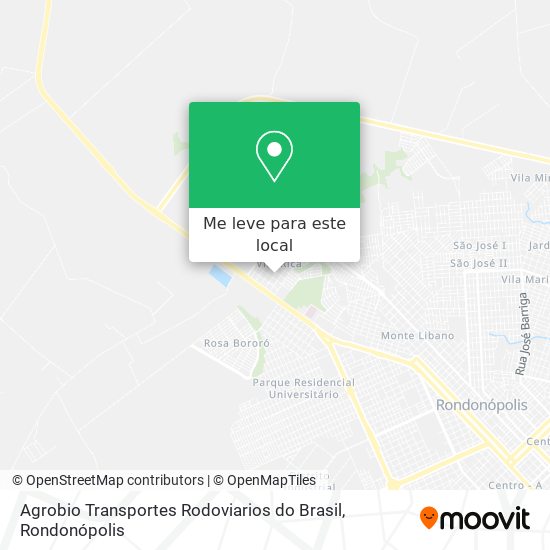 Agrobio Transportes Rodoviarios do Brasil mapa