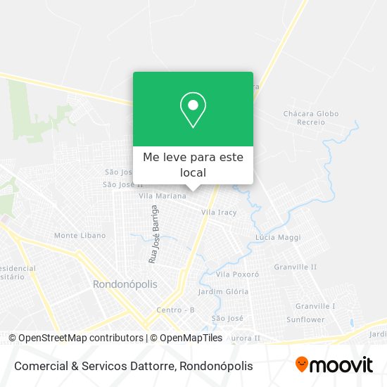 Comercial & Servicos Dattorre mapa