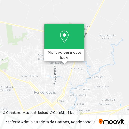 Banforte Administradora de Cartoes mapa