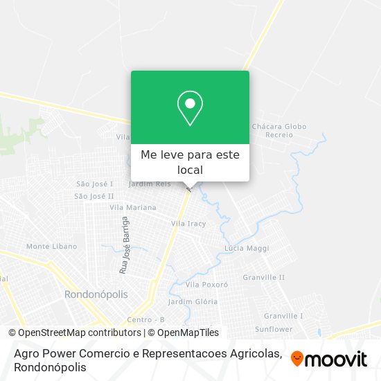 Agro Power Comercio e Representacoes Agricolas mapa