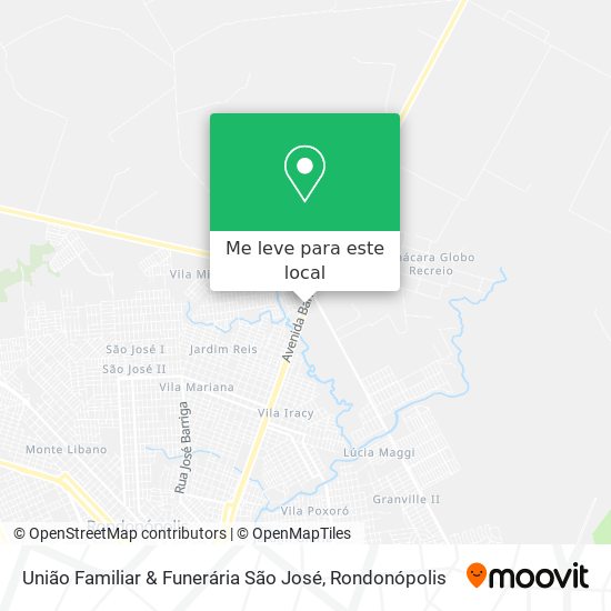 União Familiar & Funerária São José mapa