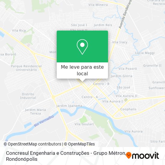 Concresul Engenharia e Construções - Grupo Métron mapa