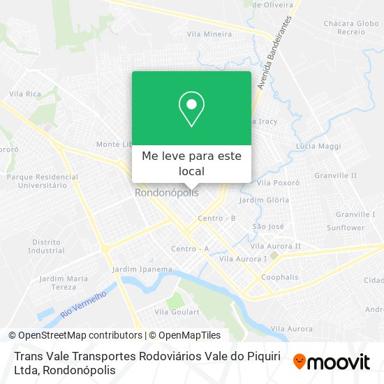 Trans Vale Transportes Rodoviários Vale do Piquiri Ltda mapa