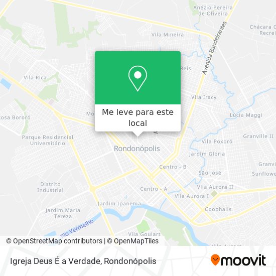 Igreja Deus É a Verdade mapa