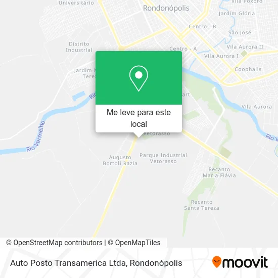 Auto Posto Transamerica Ltda mapa