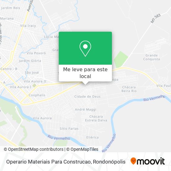 Operario Materiais Para Construcao mapa