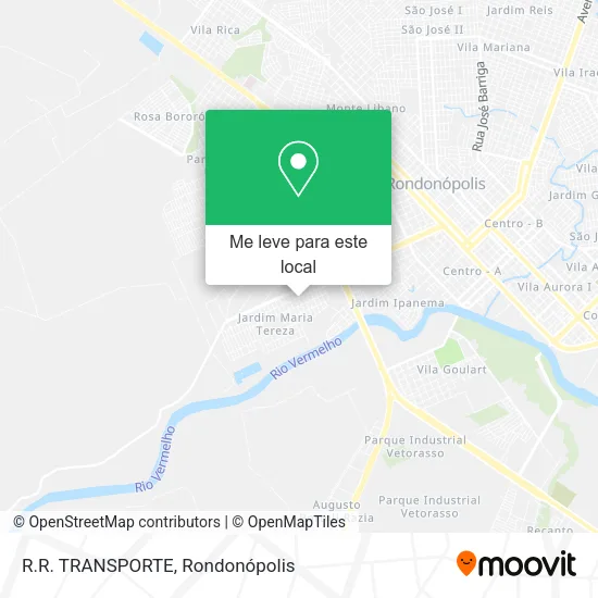 R.R. TRANSPORTE mapa