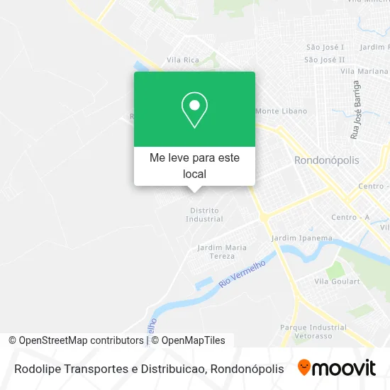 Rodolipe Transportes e Distribuicao mapa