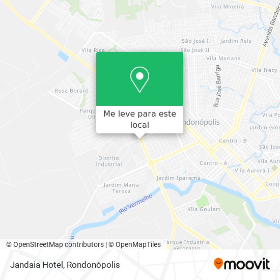 Jandaia Hotel mapa