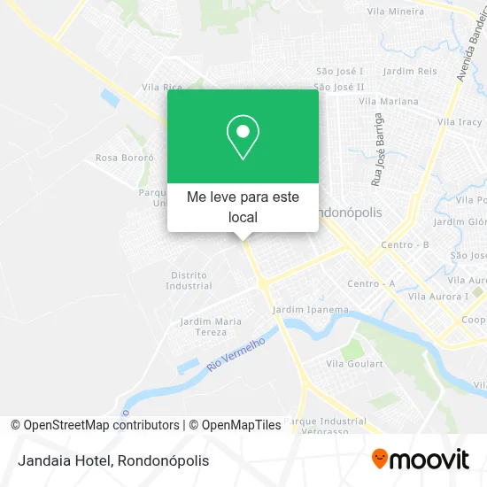 Jandaia Hotel mapa