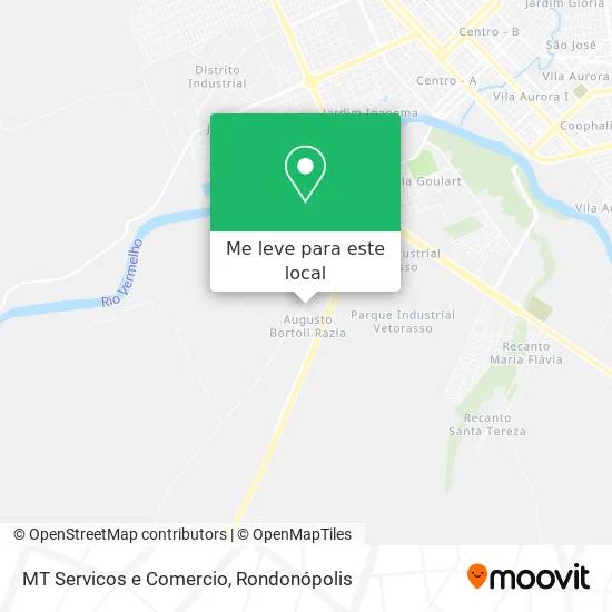 MT Servicos e Comercio mapa