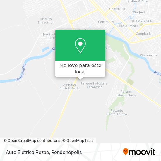 Auto Eletrica Pezao mapa