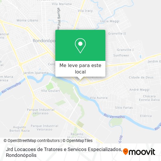 Jrd Locacoes de Tratores e Servicos Especializados mapa