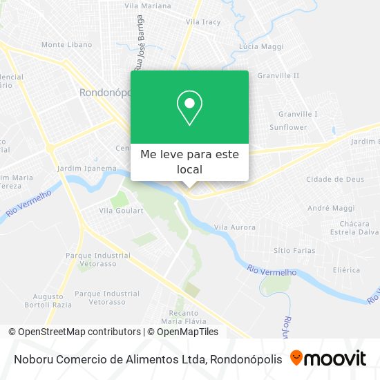 Noboru Comercio de Alimentos Ltda mapa