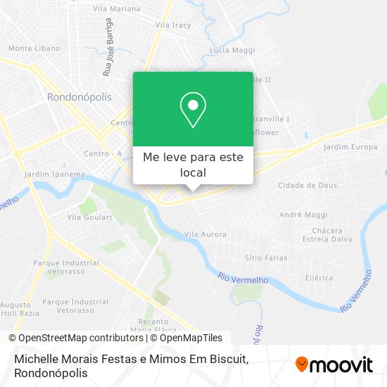 Michelle Morais Festas e Mimos Em Biscuit mapa