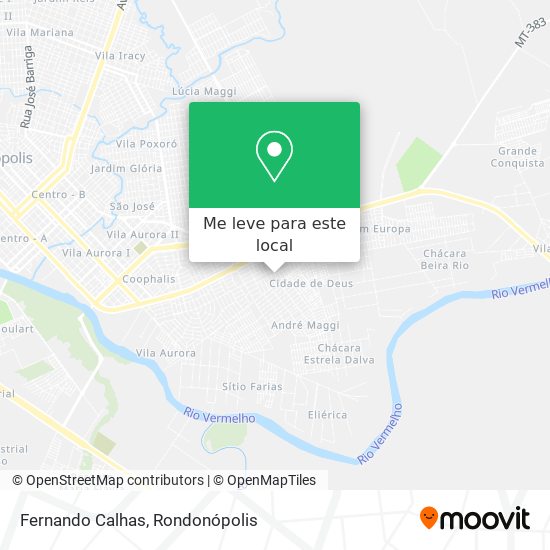 Fernando Calhas mapa