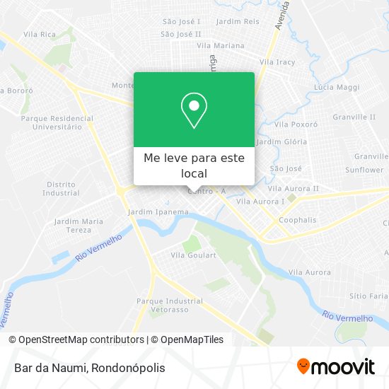 Bar da Naumi mapa