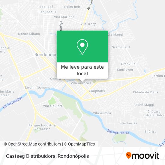 Castseg Distribuidora mapa