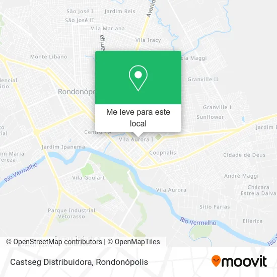 Castseg Distribuidora mapa