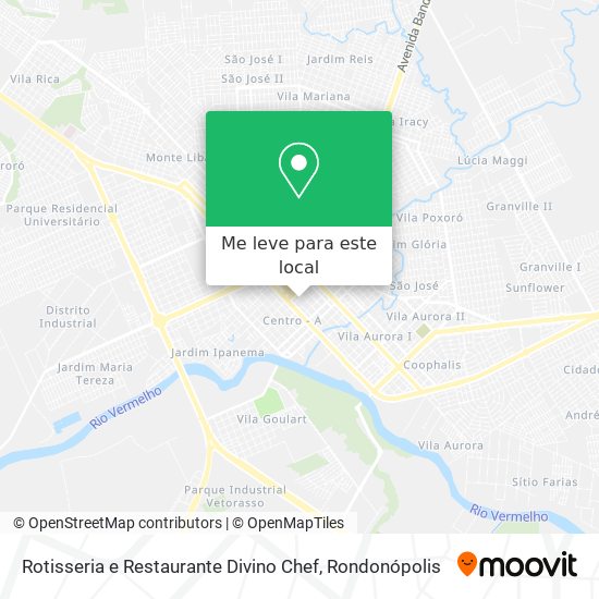 Rotisseria e Restaurante Divino Chef mapa